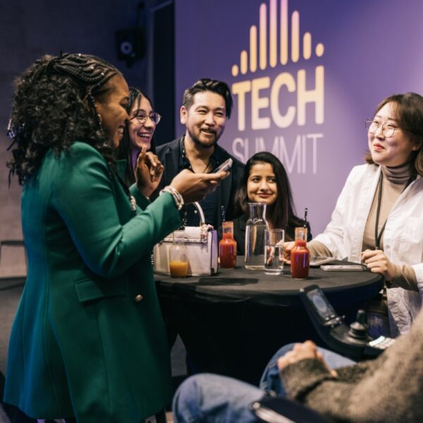 Executives and marketers networking during the Cyprus Digital Marketing Summit 2026.