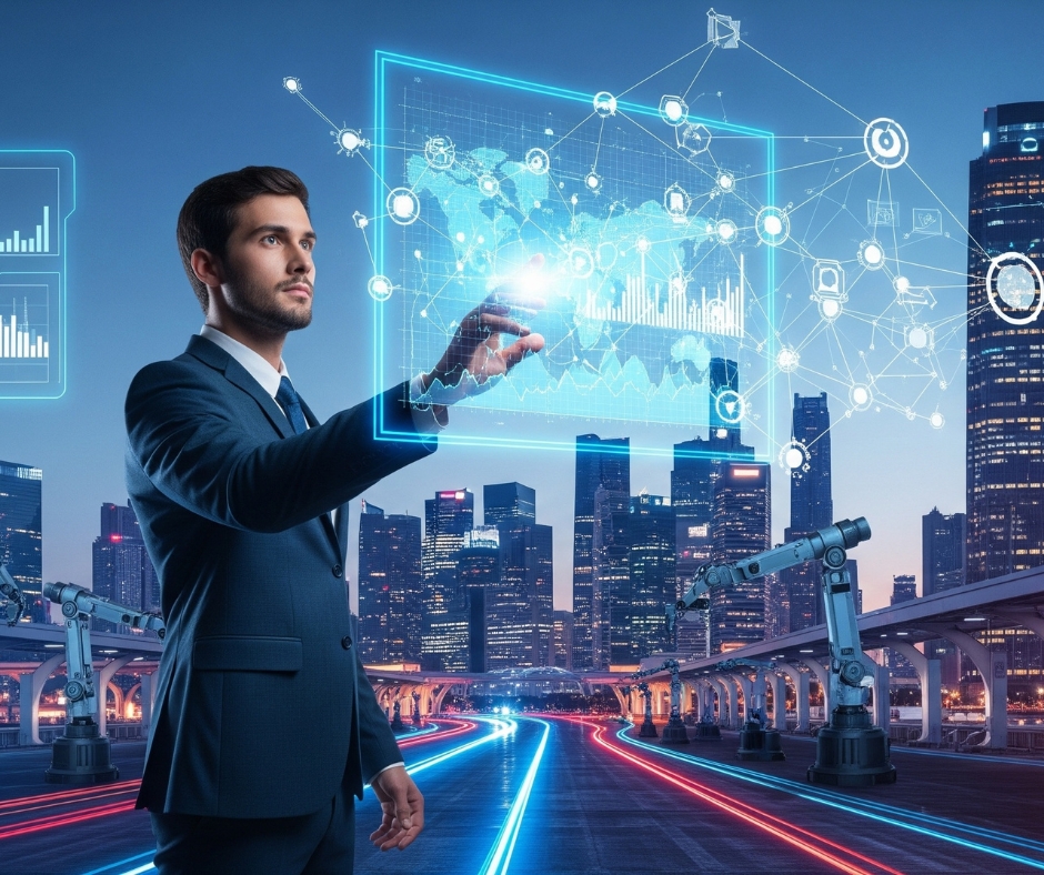 Attendees watching live demonstrations of new marketing technologies during Innovation Live at the Cyprus Digital Marketing Summit.