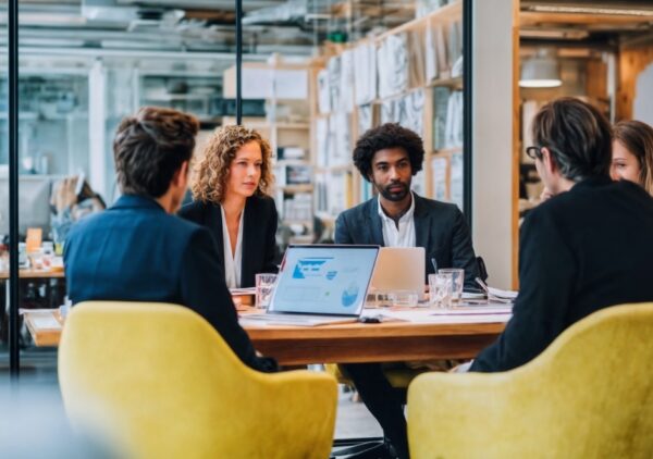 Startup founders pitching their innovative business ideas on stage at the Cyprus Summit’s Innovation Live contest.