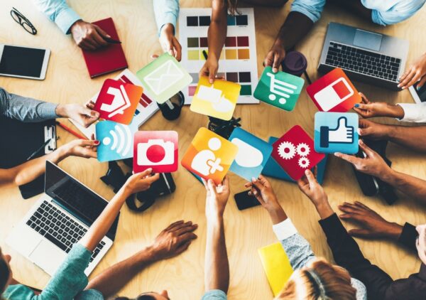 Speakers unveiling major announcements on stage during the Cyprus Digital Marketing Summit 2026.